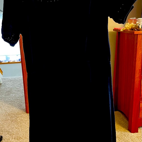 Navy Talbots dress- short sleeve. Adorable!!!! - Picture 4 of 4